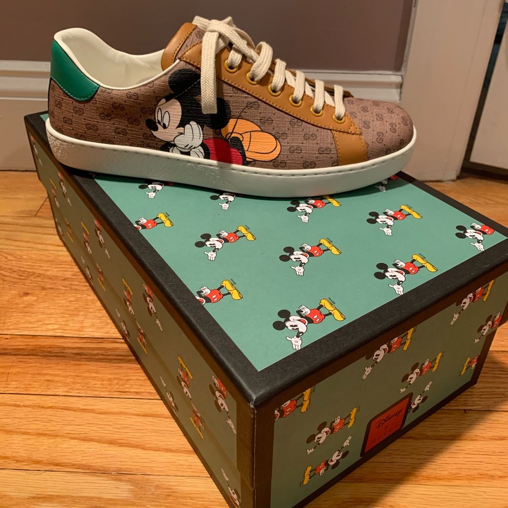 GuccixDisney Mickey Mouse Limited Edition Sneakers